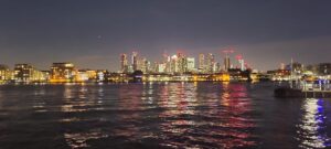 Canary Wharf Skyline London